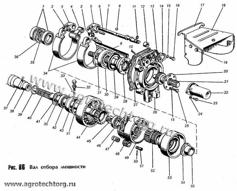 Водило с сателлитом МТЗ-1221