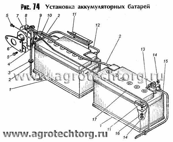 Выключатель массы МТЗ-1221